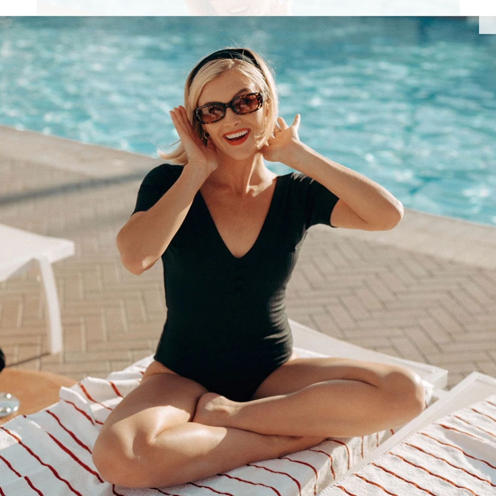 Black Hannah One Piece swimsuit